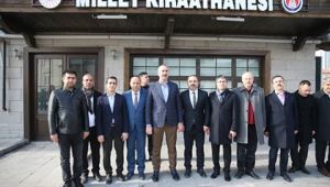 ADALET BAKANI GÜL MİLLET KIRAATHANESİNİ GEZDİ