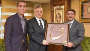 Akçay'dan Çelik'e destek ziyareti