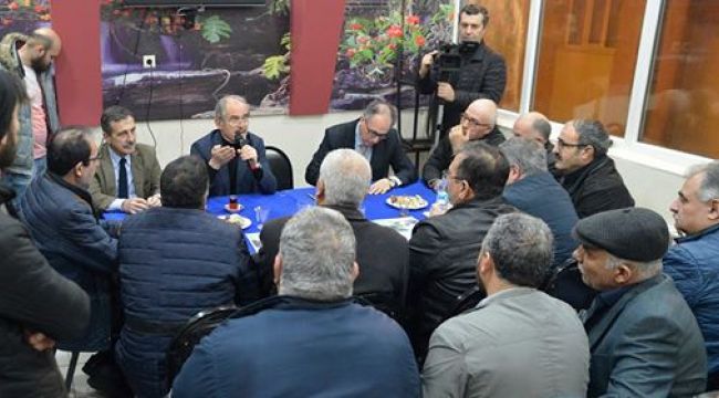 BAŞKAN ATAÇ'IN ÇAMLICA TEMASLARI SÜRÜYOR