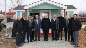 Başkan Yüksel Kırkgöz Mahallesinde Yeni Muhtarlık Binasını Ziyaret Etti