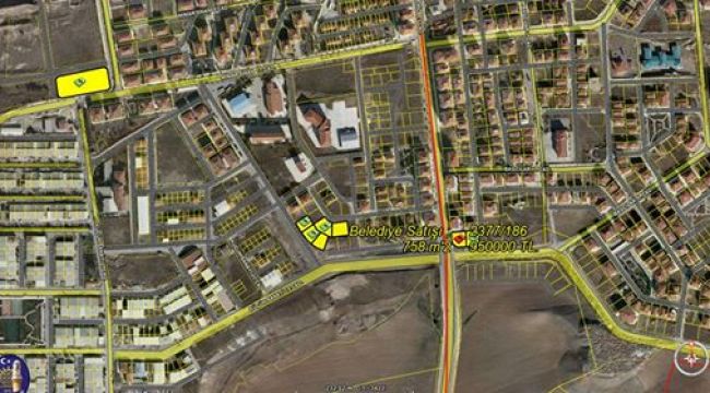 Belediye 17 arsayı satışa çıkarttı