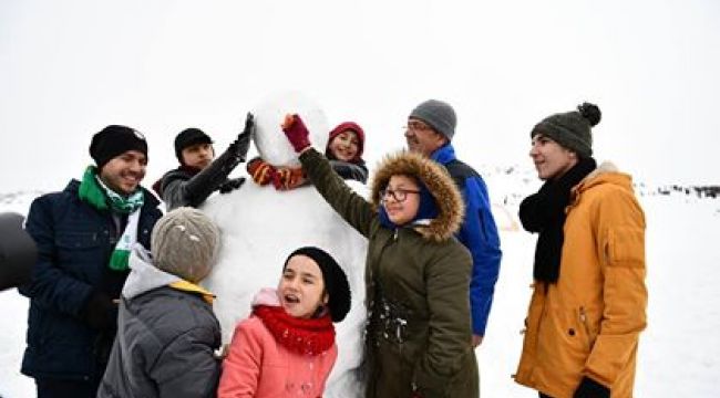 Beypazarı'nda Dolu DoluKızak Şenliği
