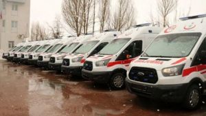 Bitlis'e 11 yeni ambulans