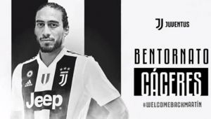 Caceres üçüncü kez Juventus'ta