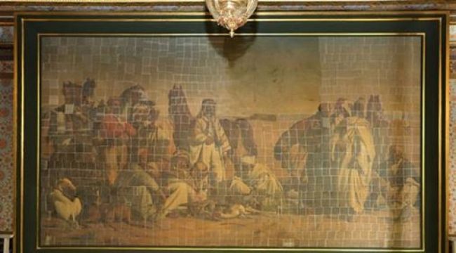 Çölde Av" tablosu özel yöntemle Resim Müzesi'ne taşınacak