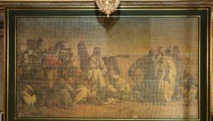 Çölde Av" tablosu özel yöntemle Resim Müzesi'ne taşınacak