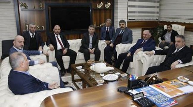 EFKAN ALA'DAN BAŞKAN ÇAĞLAYAN'A ZİYARET