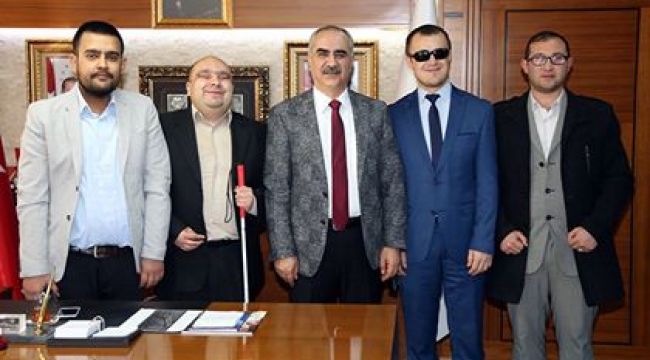 GÖRME ENGELLİ ÖĞRETMENDEN AYDIN'A TEŞEKKÜR…