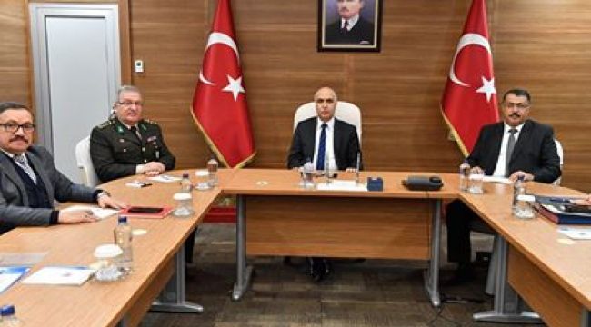 İl Güvenlik ve Asayiş Koordinasyon Toplantısı Yapıldı