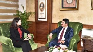 Kıvırcık 'tan Başkan Çelik'e tebrik ziyareti