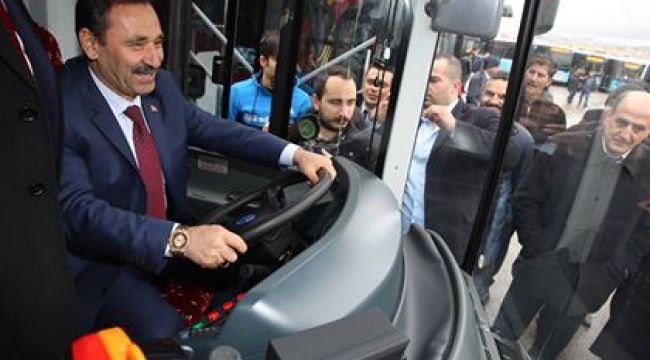 MAVİ OTOBÜSLER SEFERE BAŞLADI