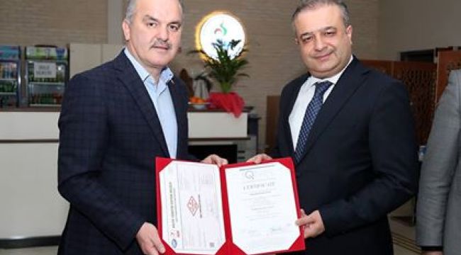 PAMUKKALE BELEDİYESİ'NİNKALİTESİ TESCİLLENDİ