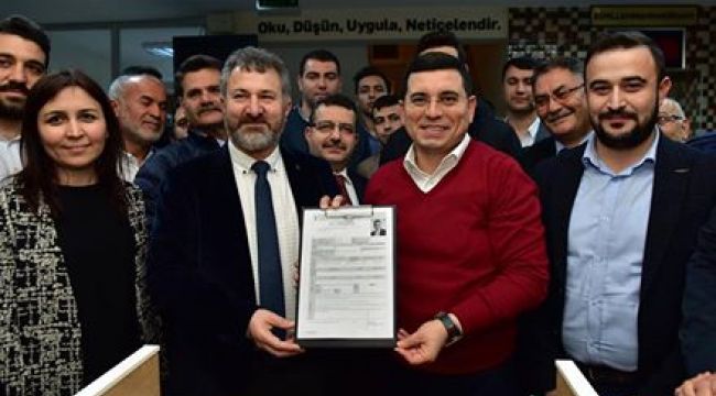 Tütüncü'yü teşkilatı coşku ile karşıladı