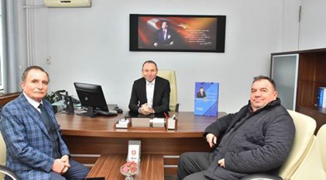  25 ŞUBAT - 3 MART VERGİ HAFTASI OLMASI SEBEBİYLE MALKARA İLÇE VERGİ DAİRESİ MÜDÜRÜ MEHMET RIFAT YILDIRIM'A ZİYARET