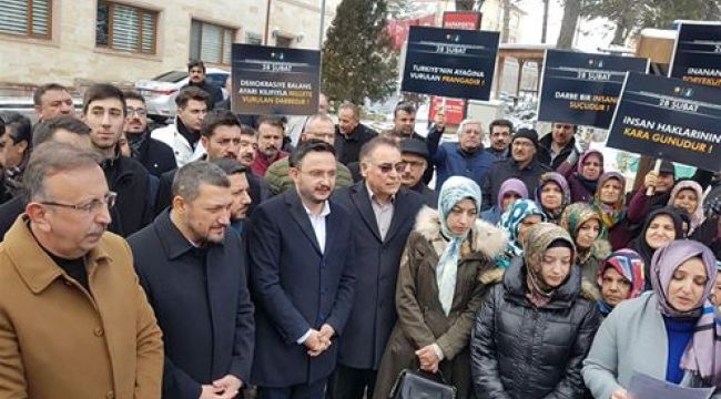  28 ŞUBAT POSTMODERN DARBESİ, AK PARTİ BASIN AÇIKLAMASI İLE BİR KEZ DAHA KINANDI