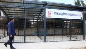 ATIK GEÇİCİ DEPOLAMA ALANININ YAPIMI TAMAMLANDI