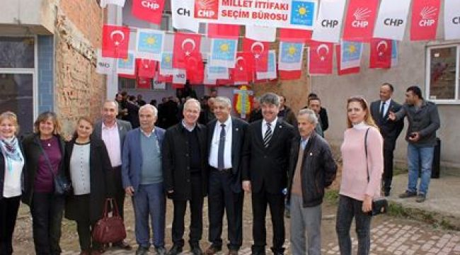 Başkan Acar Millet İttifakı Seçim Bürosu Açılışına Katıldı