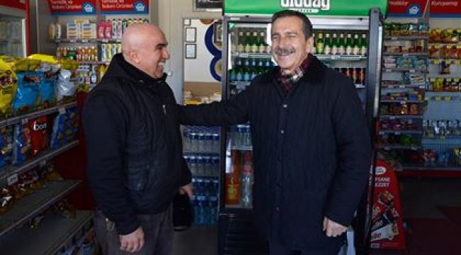 BAŞKAN ATAÇ ÇUKURHİSAR ESNAFI İLE BULUŞTU