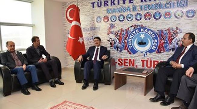 Başkan Çelik Sendikaları ziyaret etti