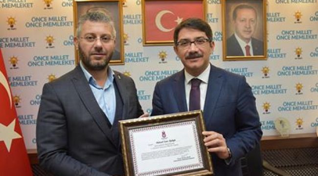 Başkan Çelik'ten Çipiloğlu'na hayırlı olsun ziyareti
