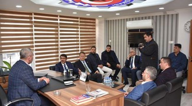 Başkan Çelik'ten Hak-İş ve Türk-İş'e ziyaret