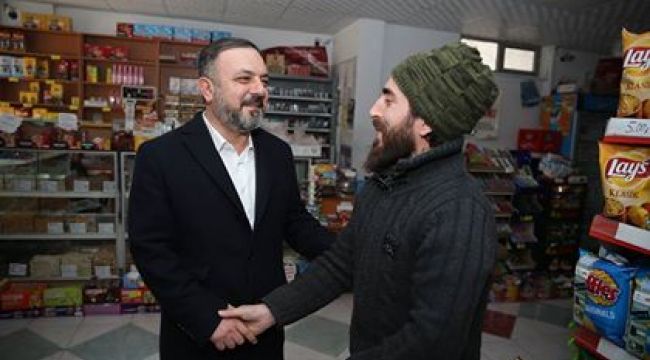 BAŞKAN ERCAN'DAN MAHALLE ZİYARETLERİ 