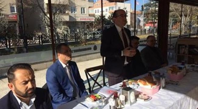 BAŞKAN MUSTAFA ÇÖL KAHVALTI PROGRAMINA KATILDI