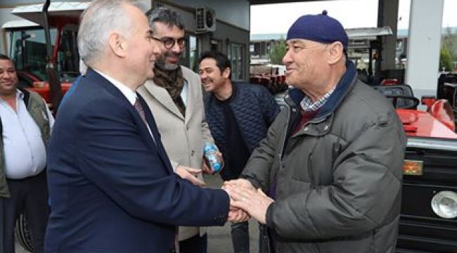 Başkan Osman Zolan'dan galericiler sitesine ziyaret 