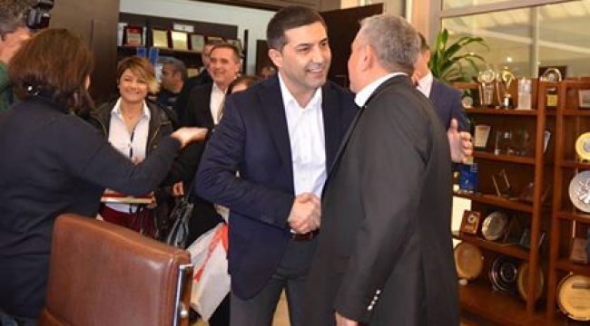 BELEDİYE BAŞKAN ADAYI GÜNEL'DEN BAŞKAN KAYALI'YA ZİYARET 