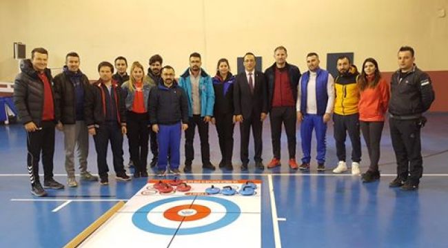 ÇAL İLK KEZ CURLİNG İLE TANIŞTI