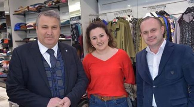 CUMHUR İTTİFAKI ADAYI ÇERÇİ ÇARŞIDA ESNAF ZİYARETİ YAPTI