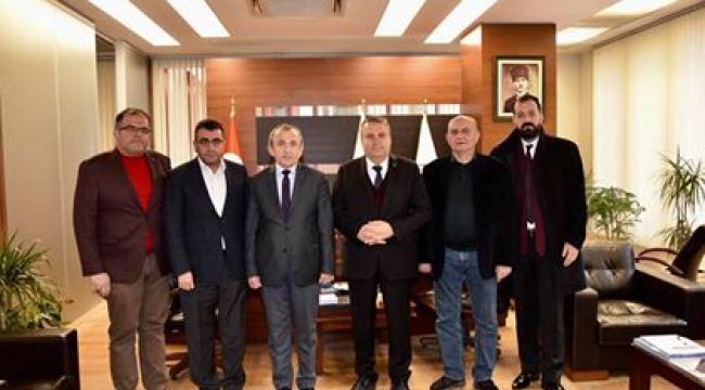 CUMHUR İTTİFAKI ADAYI ÇERÇİ'DEN MTSO'YA ZİYARET 