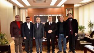 CUMHUR İTTİFAKI ADAYI ÇERÇİ'DEN MTSO'YA ZİYARET 