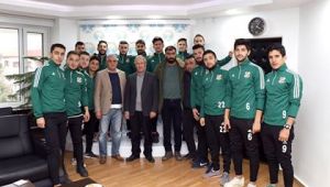 Dinar Belediye Spor Başkan Acar'ı Ziyaret Etti