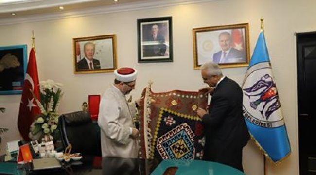 Diyanet İşleri Başkanı Prof. Dr. Erbaş'dan Başkan Başsoy'a Ziyaret
