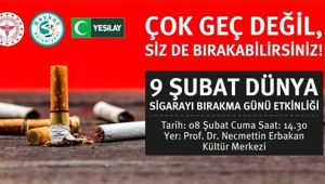 Dünya Sigarayı Bırakma Günü Etkinliği'ne Davet