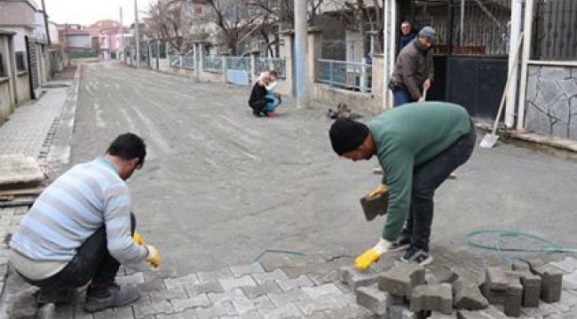 Ergene Genelinde Yol Çalışmaları Tüm Hızıyla Sürüyor