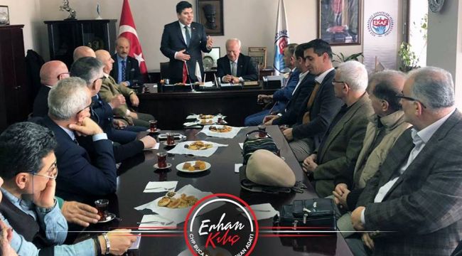 ERHAN KILIÇ'TAN EGE KARADENİZLİLER DERNEKLERİ FEDERASYONU'NA ZİYARET