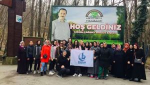 Ev hanımları önce fitness sonra piknik yapıyor 