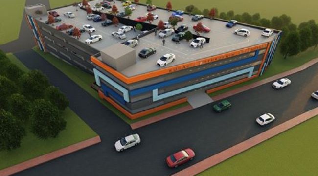 Gebze'deki7 katlı otoparkın bodrum kat betonları döküldü