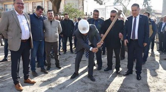 HACIİLYAS MEYDANI İÇİN İLK KAZMA VURULDU