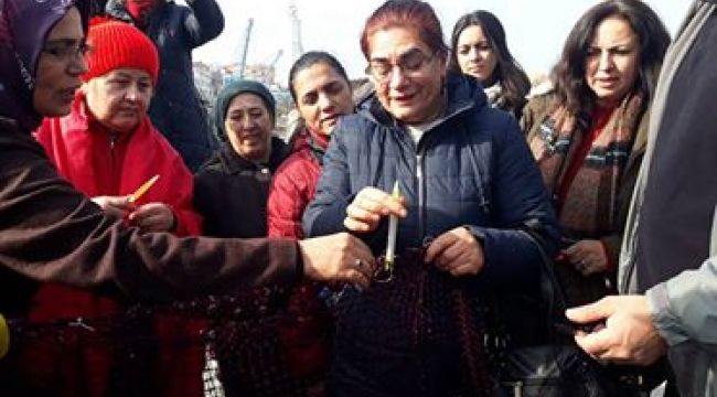 HÜNERLİ KADINLAR, BALIKÇILARDAN FİLE YAPIMINI ÖĞRENDİ