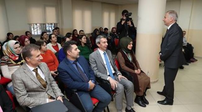 İlk ders Başkan Osman Zolan'dan