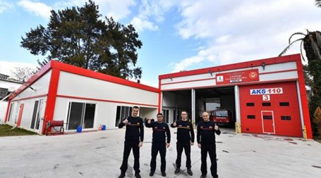 İtfaiye'den prefabrik çözüm