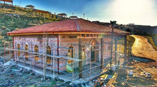 KARTALTEPE CAMİİ'NİN YAPIMI DEVAM EDİYOR