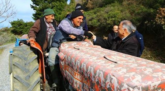 Kireçcili'de yol çalışmaları devam ediyor