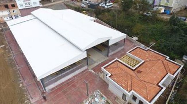 "KORGAN KAPALI HALK PAZARI" HİZMETE SUNULDU