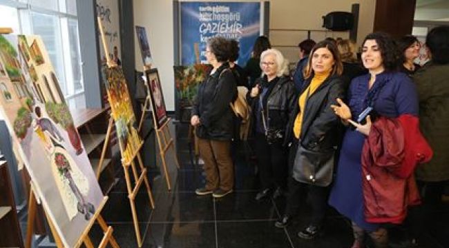 Kursiyerlerden muhteşem sergi