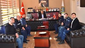 MALKARA AVCILIK VE DOĞA SPORLARI DERNEĞİ YÖNETİM KURULU BAŞKANI ÖNER KÖKTEN'DEN BELEDİYE BAŞKANI ULAŞ YURDAKUL'A ZİYARET