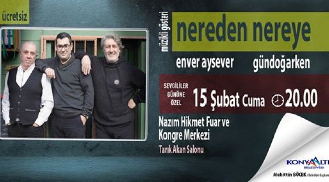 "Nereden Nereye" adlı gösteri Konyaaltı'nda 